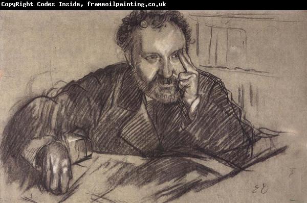 Edgar Degas Study for Edmono Duranty